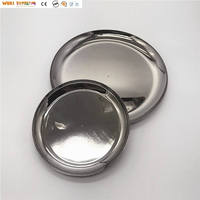 Assiettes de fête en plastique transparent de 9 pouces, assiettes rondes rigides en cristal, élégantes assiettes à dîner pour la restauration, les mariages