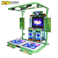 Machine d'arcade de danse à LED pour 2 joueurs, simulateur de rythme commercial à monnayeur pour centres commerciaux et parcs d'attractions