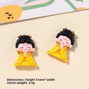 Accesorios Divertidos: Dijes de Resina Kawaii de Sirena con Base Plana, Lazos Deslumbrantes, Accesorios DIY para Pegamento Crema, Horquillas, Zapatos de Playa, Parches 3D para Moldeo - Product Image 4