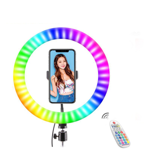 Anneau lumineux Led Rgb 12 pouces Rgb Led <span class=keywords><strong>Ring</strong></span> Lamp <span class=keywords><strong>33</strong></span> cm Rgb Télécommande <span class=keywords><strong>Ring</strong></span> <span class=keywords><strong>Light</strong></span> 18 pouces - Product Image 2