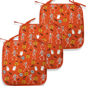 Halloween Ghế đệm bán buôn Ghế ăn 100% bông <span class=keywords><strong>Polyester</strong></span> không trượt ghế nhà bếp Pad ăn ghế đệm - Product Image 6