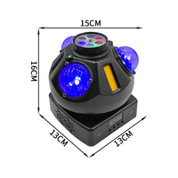 Projecteur de Scène LED RGBW CREE 60W avec Laser Rouge et Vert, Stroboscope DMX512 pour Soirées Disco – Intégré, Fabrication Chinoise, Vente Directe Usine
