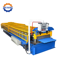 Machine de formage de rouleaux de tôles ondulées économiques à prix abordable, épaisseur 0,3-0,6 mm, populaire en Afrique