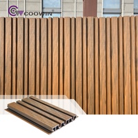Nouveau design de lames composites en bois écologiques, imperméables et ignifuges, panneaux muraux en bois WPC pour usage hôtelier, faible entretien