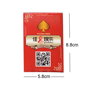 High Quality Paper Poker Card Texas Hold'em Custom Board Game Waterproof PokerCard Playing Cards Family Entertainment Supplier