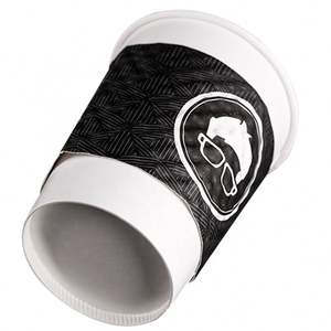 Funda de cartón corrugado desechable para vasos de café para llevar con diseño, para impresora térmica - Product Image 3