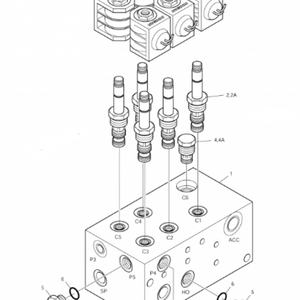 Pièces électriques pour excavatrice Belparts DX140 DX140LC DX215, électrovanne pour Doosan K1012576 - Product Image 3