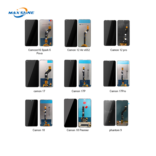 Mobile Phone Lcd for Tecno Kg5 Display for Tecno Spark 6 Go Screen for Tecno Camon 19 Pro Lcd Digitizers Replacements