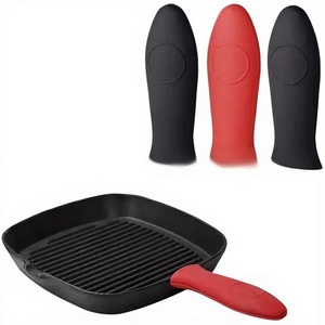 In-stock Kitchen Accessories Heat-resistant Anti-scald Non-slip <b>Handle</b> Covers for Cooking Pots Frying <b>Pans</b> - Product Image 1