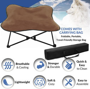 Cama plegable para perro, cama elevada portátil para mascotas, para interior, exterior, viaje, Camping - Product Image 6