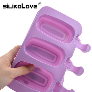 Classic Easy-to-Clean Popsicle Durable BPA-Free <b>Silicone</b> Ice Cream Mold - Product Image 3
