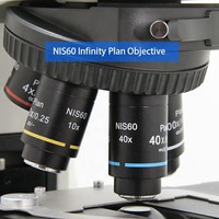Wide Field of View High Definition 360 Rotatable Binocular Biological Compound Laboratory Microscope