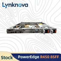 Server Rack PowerEdge R450 8SFF con Doppio Xeon di 3a Generazione, 8x2.5 Bay, DDR4 fino a 80TB, Dual-Port 1GbE, Conveniente e Disponibile