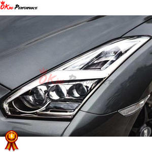 Kit de carrosserie complet de Style Facelift à la Version 2017 pour <span class=keywords><strong>Nissan</strong></span> R35 GTR Bodykit avec phare avant et feu arrière - Product Image 5