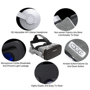 Nouveau VR 3D Box Lunettes VR Lunettes avec <span class=keywords><strong>casque</strong></span> Télécommande sans fil VR <span class=keywords><strong>Casque</strong></span> avec iPhone Android - Product Image 6