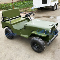 XCEGO homologué CE, buggy électrique 300cc à 4 roues, 4x4, mini Jeep Willys pour enfants et adultes, 2 places, couleur personnalisée, garantie de 2 ans