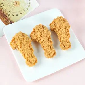 Simulated chicken legs and wings