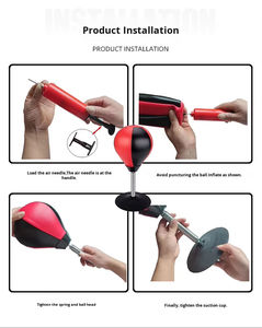 <span class=keywords><strong>Sac</strong></span> <span class=keywords><strong>de</strong></span> <span class=keywords><strong>frappe</strong></span> anti-stress <span class=keywords><strong>de</strong></span> bureau en cuir PU robuste, ballon <span class=keywords><strong>de</strong></span> boxe durable sur pied pour table <span class=keywords><strong>de</strong></span> bureau - Product Image 5