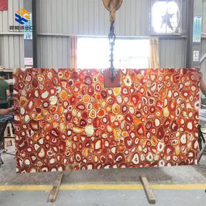 KT 스톤 반투명 고급 독특한 천연 마노석 백라이트 샤워벽 현대적 디자인 거실 및 주방 5년 보증 - Product Image 3