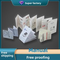 Brochure de produit professionnelle en couleur avec impression offset, pages perforées, usine source