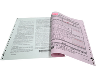 Papel Autocopiativo Personalizado de Alta Calidad, Formularios NCR con Colores de Tinta Personalizados (2-9 Capas) para Contabilidad y Facturación, Venta al Por Mayor