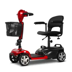 New 250W battery optional foldable portable four-wheeled disabled electric mobility scooter supplier