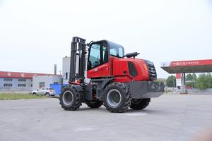 Вездеходный вилочный погрузчик с сочлененной рамой - Product Image 4