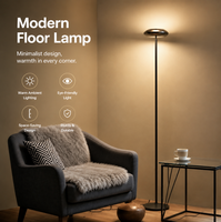 Lámpara de Pie LED RGB de Color de Ensueño para Dormitorio, Luz Cálida, Control por Aplicación, Iluminación Interior