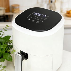 หม้อทอดไร้น้ำมันอเนกประสงค์รุ่นใหม่ 1200W 5 ลิตร ควบคุมแบบดิจิตอล ตะกร้าเคลือบสารกันติด ปรับเวลาได้ ปิดอัตโนมัติ ปลอดภัย เสียงเบา - Product Image 5