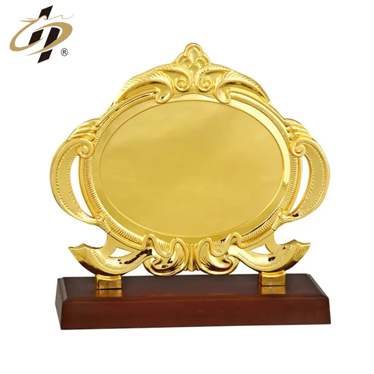 Оптовая продажа, индивидуальная металлическая сувенирная тарелка из цинкового сплава для украшения
