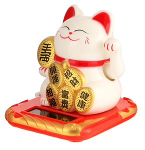 Style chanceux chinois solaire alimenté Welcom secouant la main <span class=keywords><strong>Maneki</strong></span> <span class=keywords><strong>Neko</strong></span> chat chanceux pour la maison voiture hôtel Restaurant décor - Product Image 3