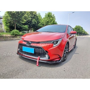 Para Toyota LEVIN 2019-2024, Kit de carrocería con difusor y divisor de labio para parachoques delantero, negro brillante, pieza de modificación y protector de parachoques - Product Image 6