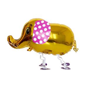 Bán buôn Helium tốt nghiệp ảnh đi bộ Pig Elephant Puppy khủng long đi Bộ động vật bóng đi bộ Pet nhôm lá bóng - Product Image 4