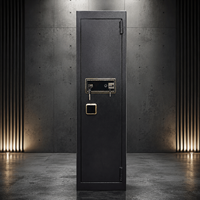 Caja Fuerte para 8 Armas Largas de Acceso Rápido para Seguridad en el Hogar, Gabinete para Armas Largas con Cerradura Electrónica Digital y Bolsas para Pistolas y Pernos de Montaje