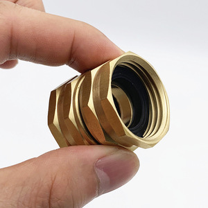 Adaptateur de tuyau d'arrosage fileté en laiton GHT 3/4, connecteur femelle, durable pour les outils d'arrosage - Product Image 2