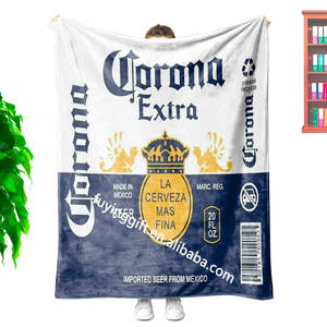 El más nuevo diseño Custom Logo Corona Extra Beer Chingona Toxica franela polar Manta polar manta de viaje - Product Image 3