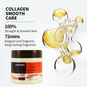 Masque capillaire au collagène, huile d'argan et de macadamia ODM OEM 500ml pour salon de coiffure - Hydrate, répare, lisse et revitalise <span class=keywords><strong>les</strong></span> <span class=keywords><strong>cheveux</strong></span> secs et abîmés - Product Image 2