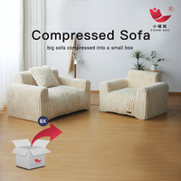 Wohnzimmer Sofas Schwamm komprimierten Schaum Sitzsack Stühle Riesen Sitzsack Wohn möbel Liege Schlafs ofa Bettdecke
