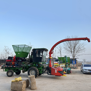 Hoàn toàn tự động ủ chua thu hoạch máy tự hành ủ chua thu hoạch và đóng gói tích hợp máy gặt đập - Product Image 4