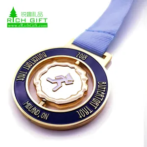 Nhà Sản Xuất Bán Buôn Giá Rẻ Thiết Kế Logo Riêng Của Bạn Trống 3d Vàng Kim Loại Giải Thưởng 2d 3d Huy Chương Thể Thao Tùy Chỉnh Marathon Chạy Huy Chương