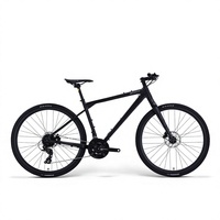 Vélo de gravier SpiritX R100 700C à guidon plat, 24 vitesses, en alliage d'aluminium, avec axe traversant et freins à disque hydrauliques, capacité de charge de 150 kg