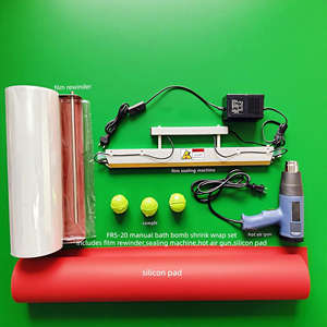 Envoltura Retráctil de Película de Polietileno de Baja Costo para Bombas de Baño Efervescentes, Jabón para Ducha Eléctrico Semiautomático, Embalaje en Flujo - Product Image 1