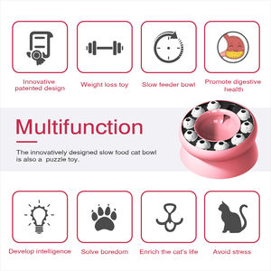 Suministros para mascotas, juguetes de rompecabezas para perros, comedero lento, cuencos interactivos para perros, juguetes de entrenamiento para mascotas, juguete divertido para mascotas de interior - Product Image 2