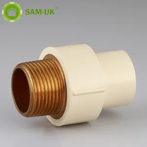 Plumbing materials plumbing cpvc pipes and fittings and reducer male threaded adapter with brass cpvc plumbing