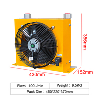 Échangeur de chaleur industriel AJ1012T 5,8 kW de capacité de refroidissement pour tracteurs, moissonneuses-batteuses et machines de pliage CNC