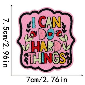 Patchs brodés personnalisés thermocollants tendance – Motif texte drôle « I love Hot Wife Cowgirl Hat » pour vêtements, sacs et chapeaux - Product Image 2