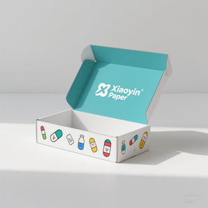 Benutzer definiertes Logo Starke <span class=keywords><strong>Cartoon</strong></span>-Verpackung Wellpappen-Verpackungs produkt Großhandel White Mailer Box - Product Image 5