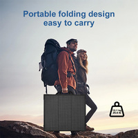 Panneau solaire pliable FULLSUN SOLAR 400W, 4 plaques ETFE noires pour utilisation en camping en plein air