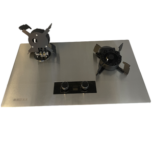 Stufa a gas domestica a doppio fuoco in acciaio inossidabile a doppio uso a gas naturale gpl 5.2kw - Product Image 2