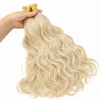 Extensions I-Tip Remy Vietnamiennes Kératine Teintées Double Weft Double Drawn Couleur Naturelle Grossiste